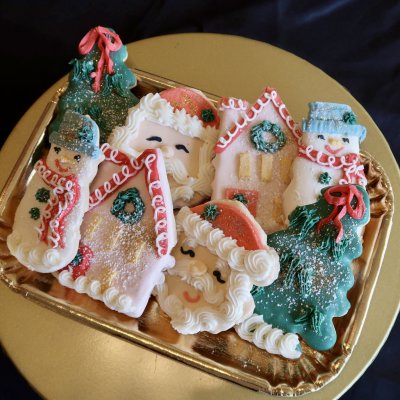 Holiday Cutout Cookie Tray